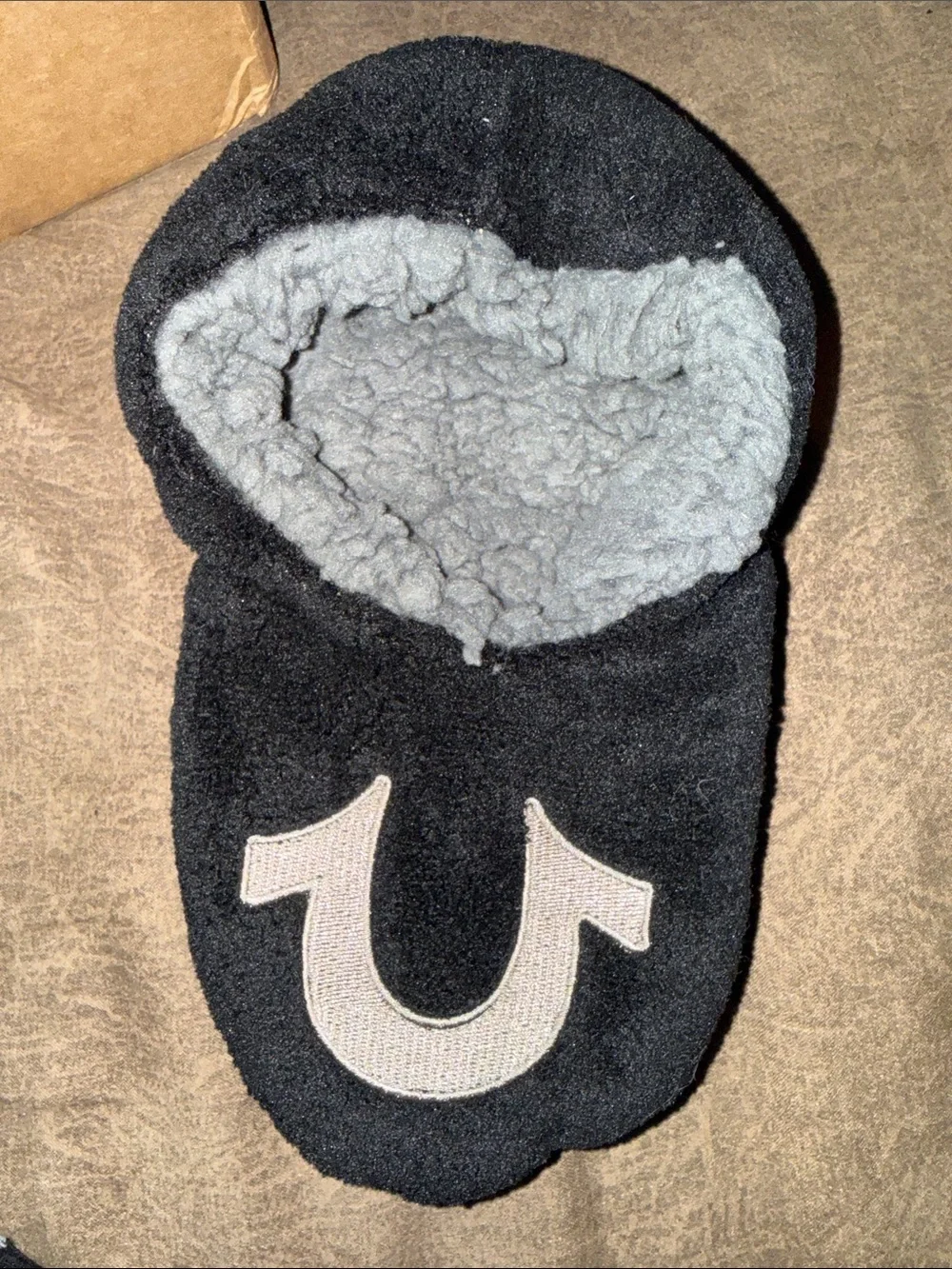 NEW True Religion Black, Gray and Camouflage Men's Sock & Slipper Set